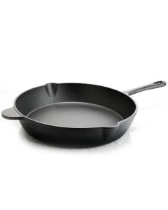 General Store Addlestone 12 in. Preseasoned Round Cast Iron Frying Pan